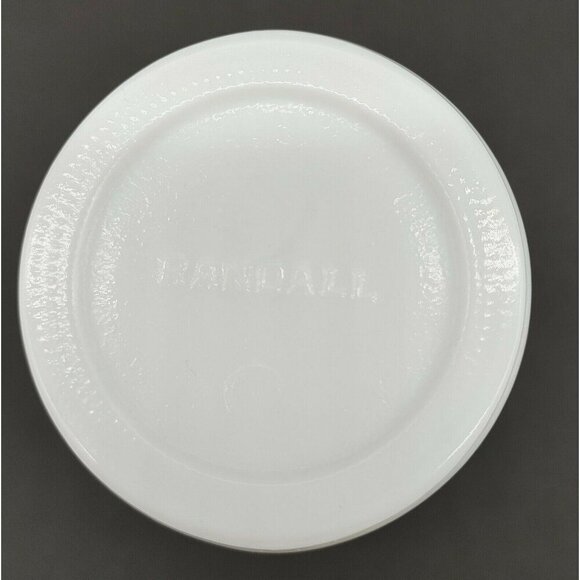 Randall White Milk Glass Vase Pedestal Beehive Base Vintage Art Deco Glassware - Picture 3 of 5